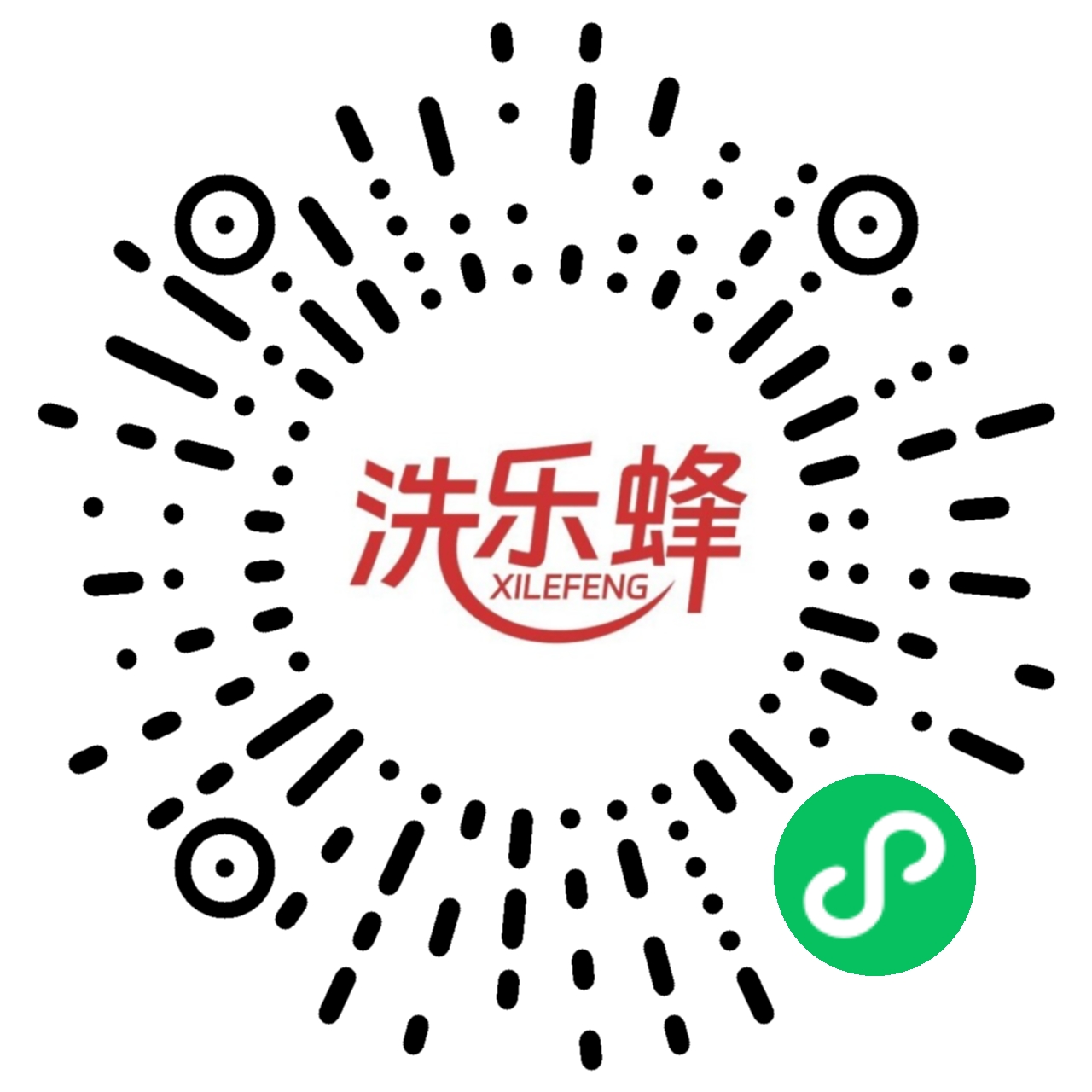 洗乐蜂微信小程序码